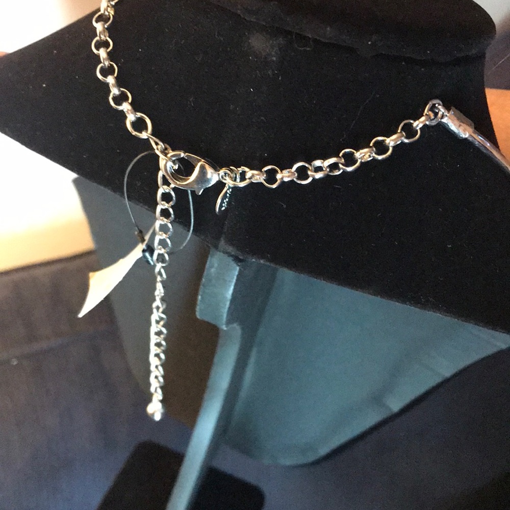 ❤️❤️ Chico’s necklace, old stock. Metal silver tone - Picture 3 of 3